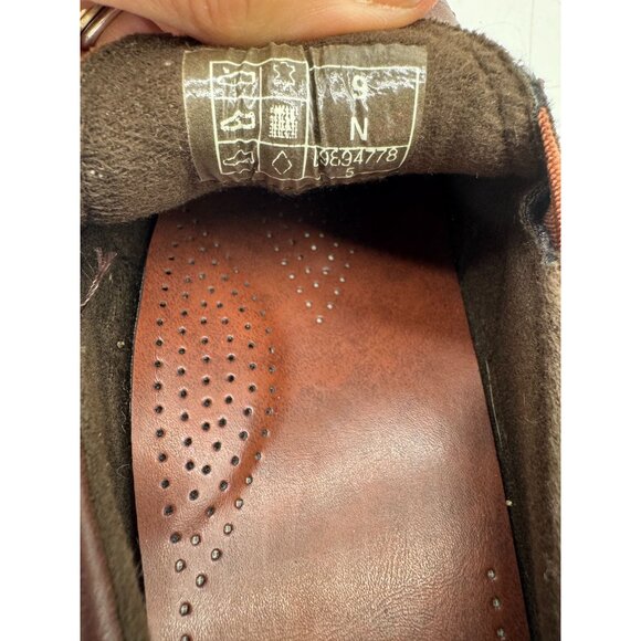 Sas Womens Dream On Slip On Loafers Size 9N Brown Wedge Workwear Leather Moccasi - Picture 4 of 15